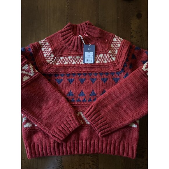 Universal Therad Ladies Heavy Ted Fair Isle Sweater Size XS NWT - Picture 1 of 6